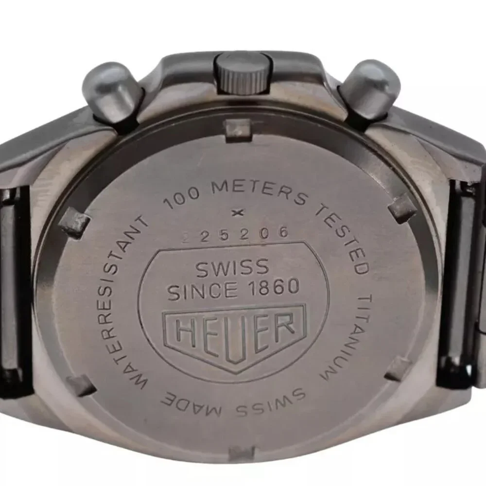 Rare Vintage Men's Tag Heuer Titanium 2000 Series Chronograph Watch Ref: 225.206